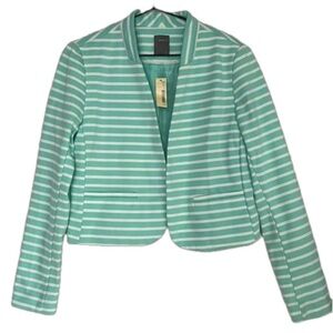 NWT Smart Set Striped Open Blazer